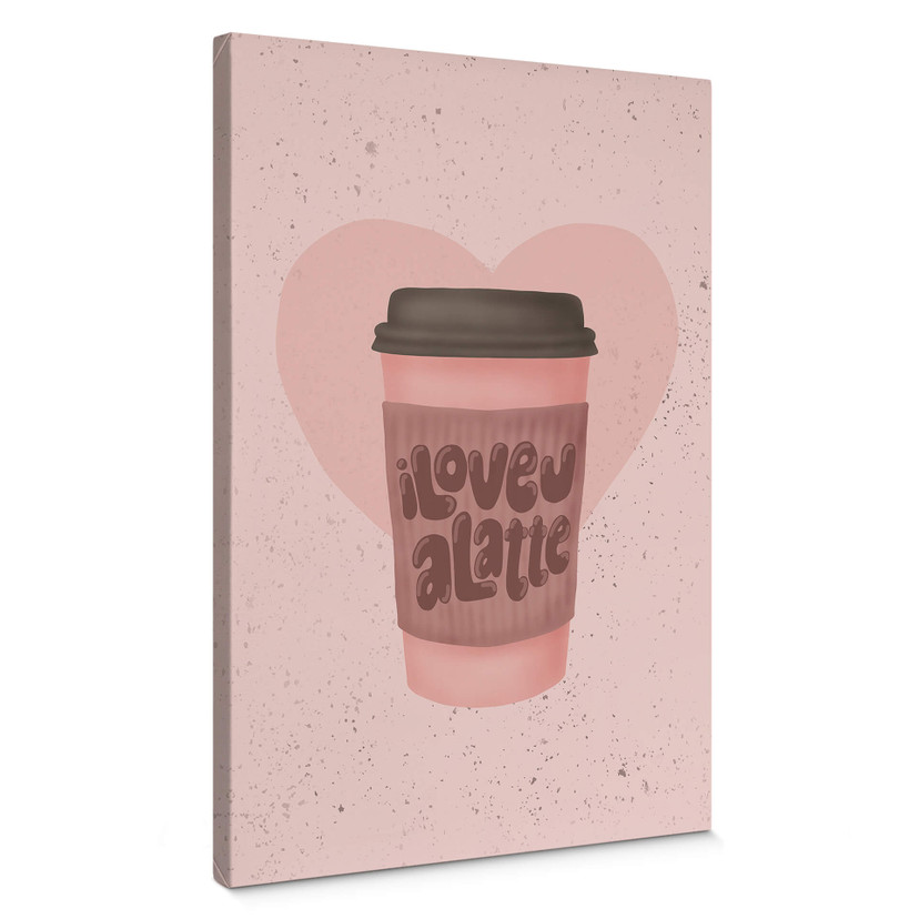Obraz na płótnie Kawa - Eleonora - Love you a Latte