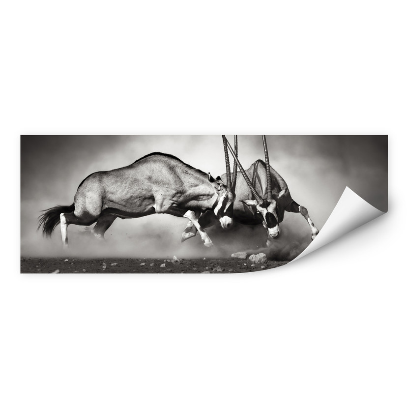 Muurprints Het Duel - Panorama