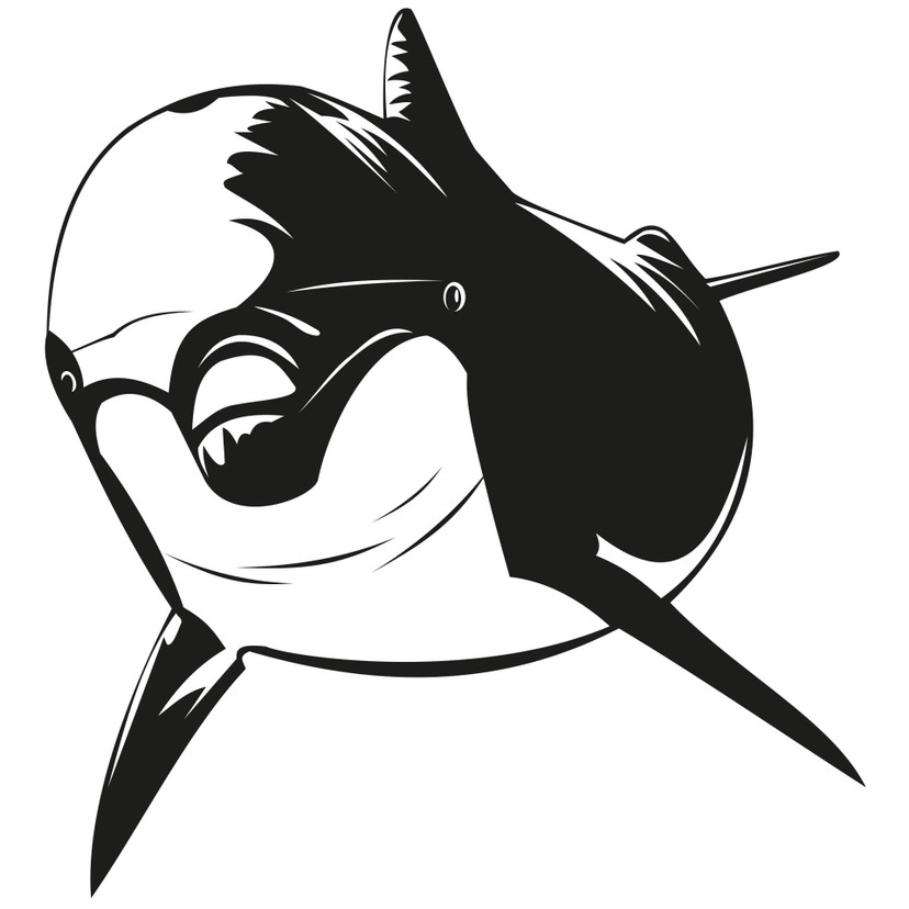Wallsticker Delfin 2