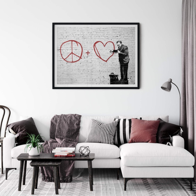 Plakat Banksy - Peaceful Hearts Doctor