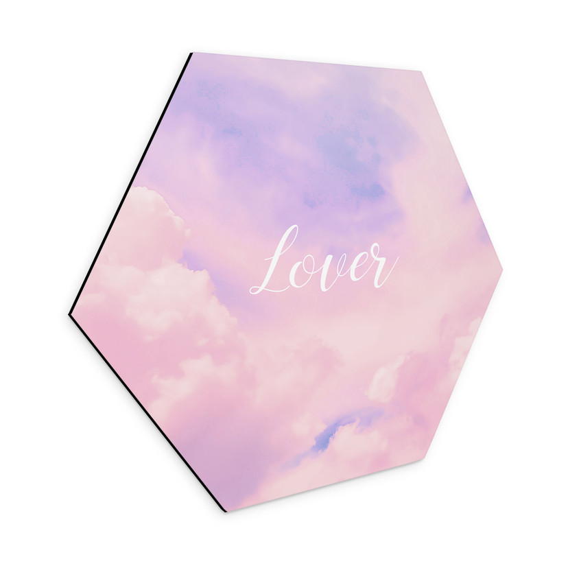 Hexagon Dibond Lover - inspireret af Taylor Swift