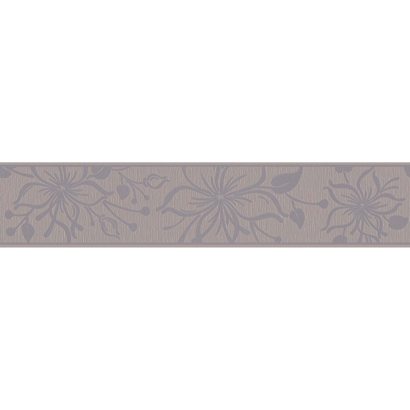 A.S. Création Bordüre Only Borders mit Blumen braun, grau