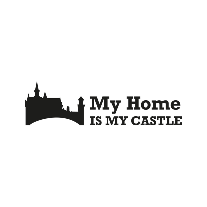 Wallsticker My Home is my Castle 2