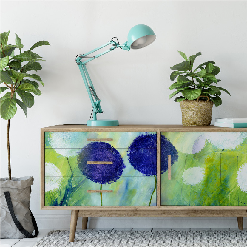 Wallprint  Niksic - Allium Purpur - Panorama