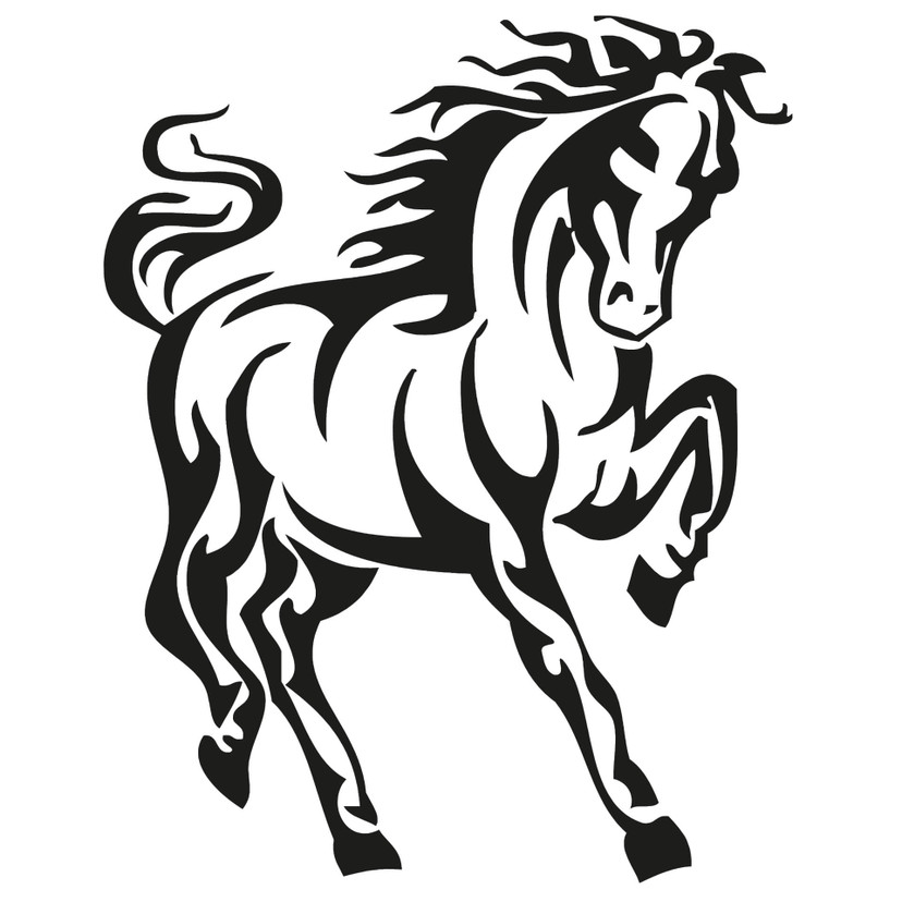 Wallsticker Stolt hingst