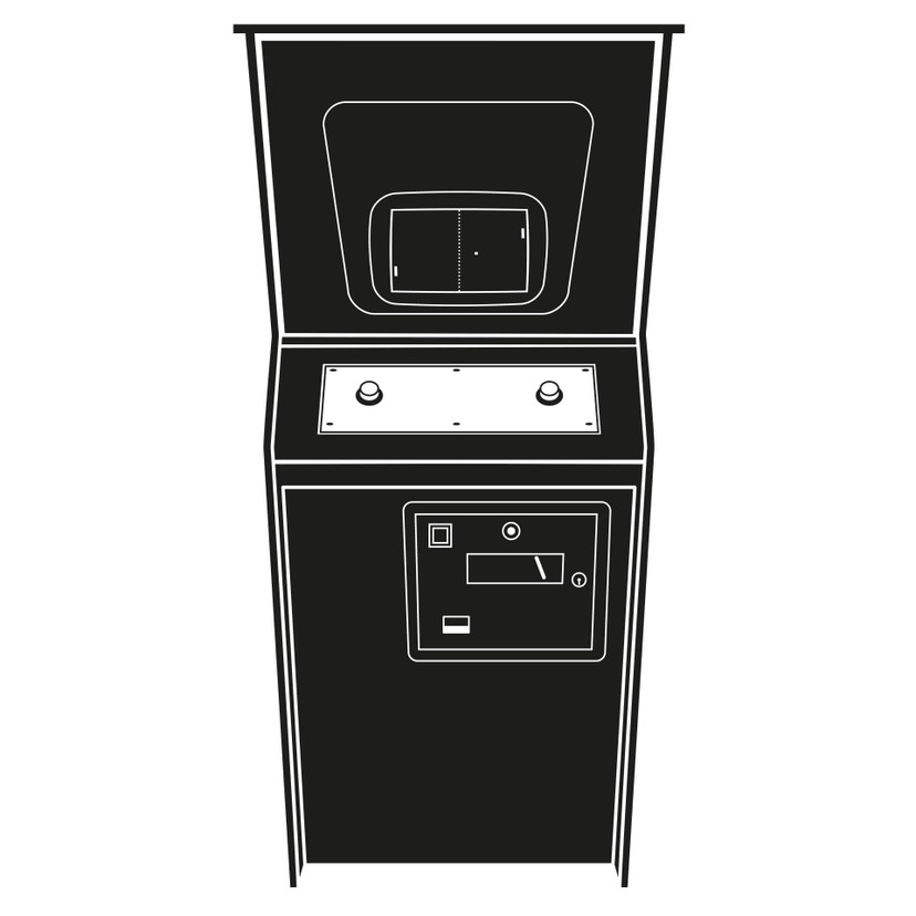 Arcade maskine wallsticker
