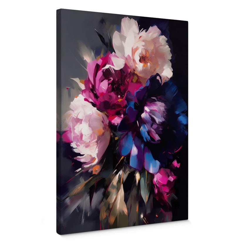 Tableau sur toile Treechild - Vintage Flowers