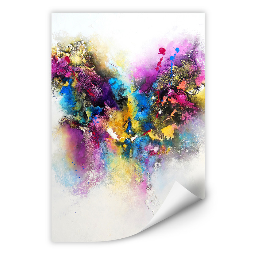 Muurprints Fedrau - Lila Liefde