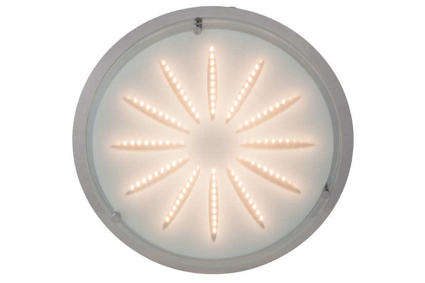 Wand- und Deckenleuchte Dora, metallic, 5,5 x 33 cm, Glas Deckenlampe