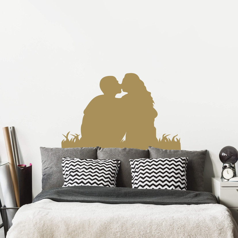 Wallsticker Kyssende Kærester 1