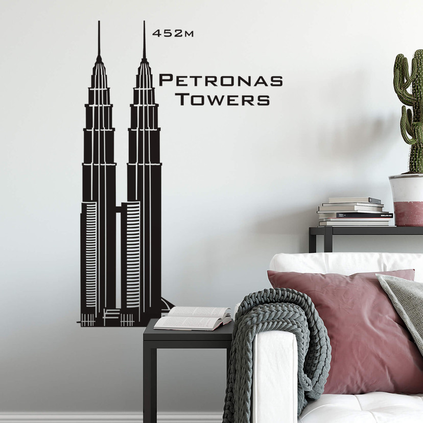 Wallsticker Petronas Towers