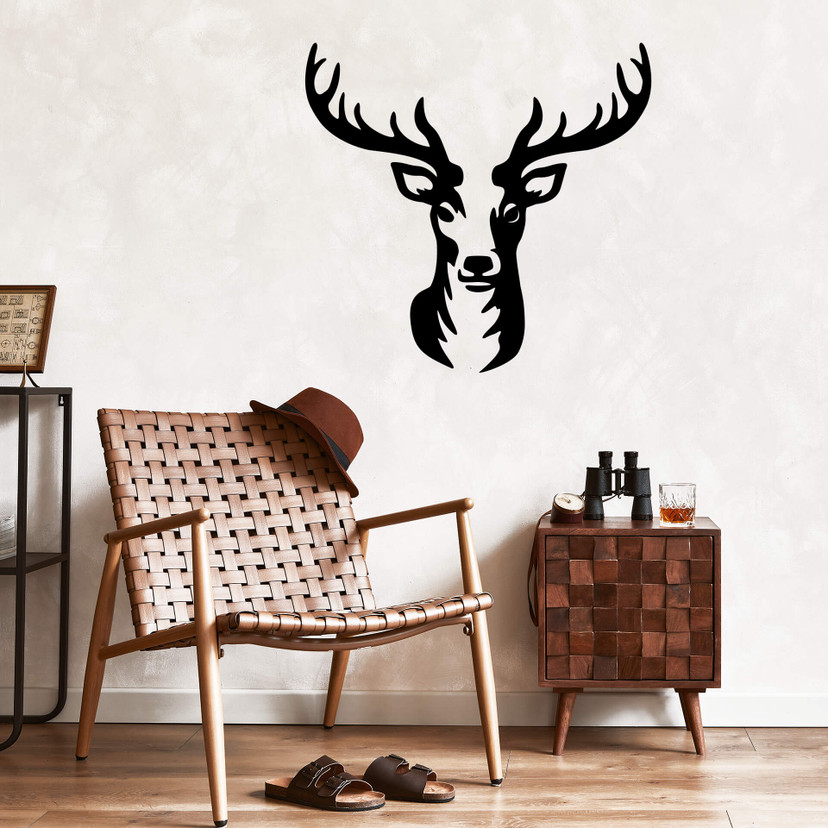 Wallsticker Hjortehoved