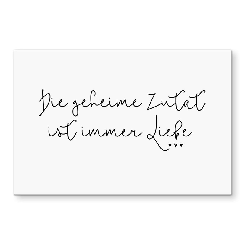 Stænkplade - Die geheime Zutat ist immer Liebe