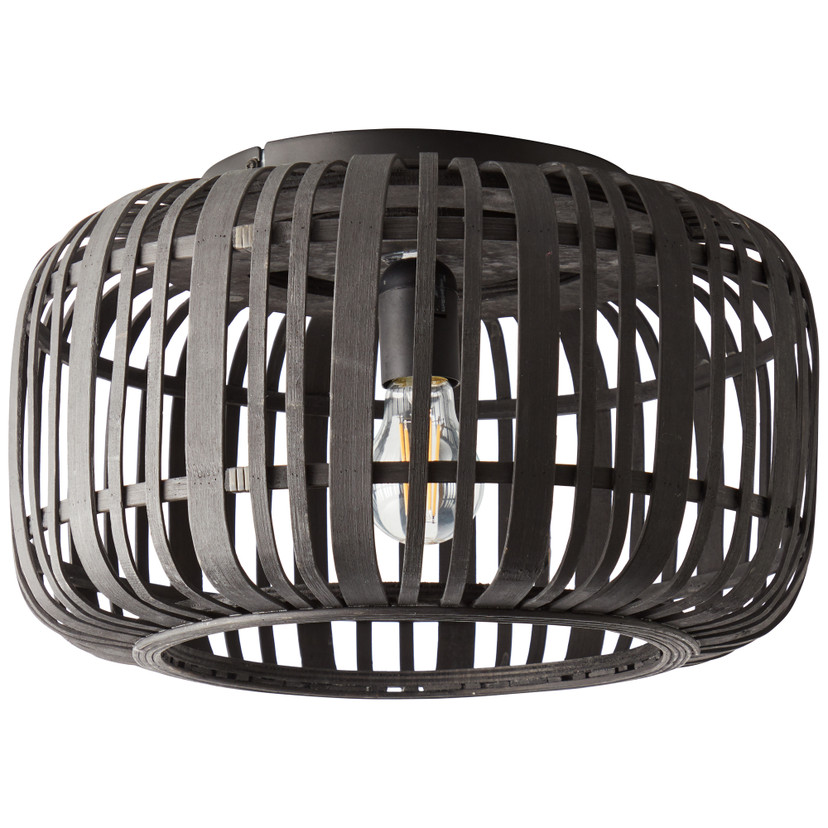 Deckenleuchte Willi, braun, 22,9 x 40 cm, Bambus Innenleuchte
