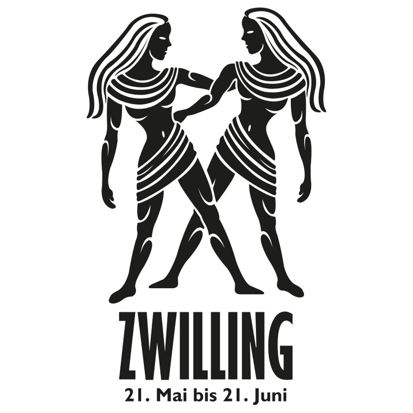 Wandtattoo Sternzeichen - Zwilling