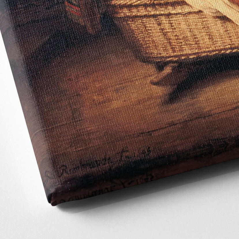 Obraz na płótnie Rembrandt - Święta Rodzina z aniołami