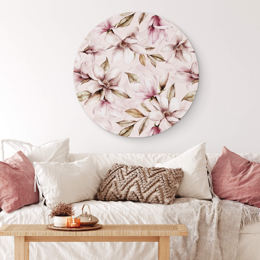 Alu-Dibond UN Designs - Soft Magnolia - tondo