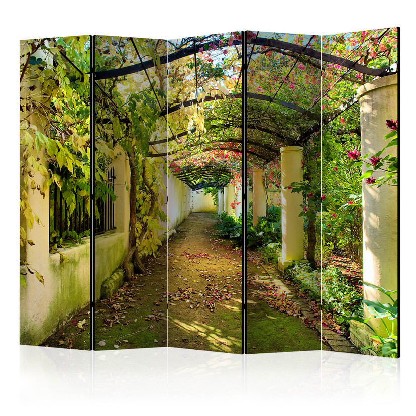 Skærm som rumdeler - Pergola , 5-delt - 225x172 cm