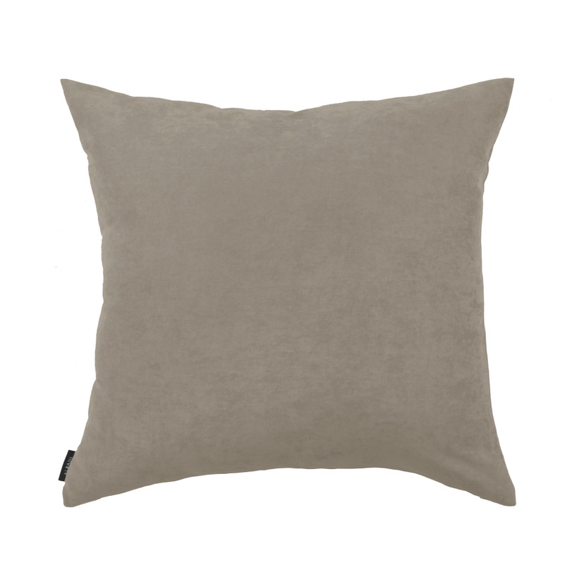 Uni Kissenhülle in taupe in 40x40 cm