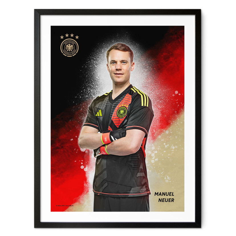 Poster, Wandbild DFB Neuer