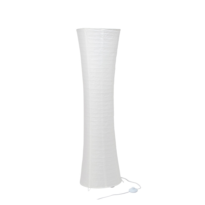 Stehleuchte Ayana, weiß, 125 x 34,5 cm, Papier Stehlampe