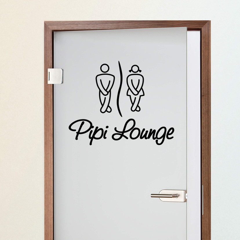 Stiker mural - Pipi Lounge 1