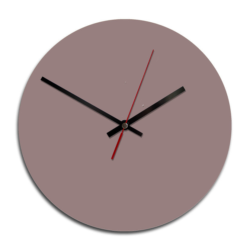 Horloge murale en bois - Lykke mauve