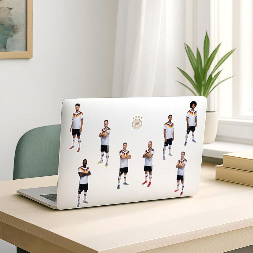 DFB Sticker Spieler WM 2026, Wandtattoo Bogen 02