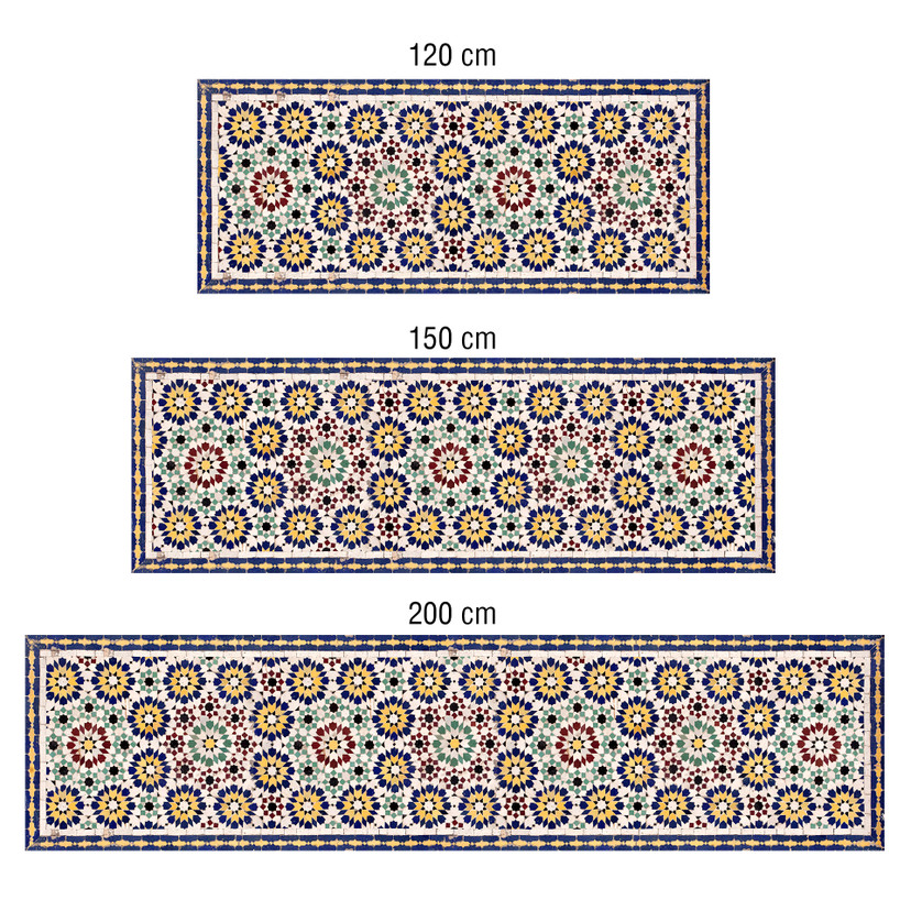 Küchenrückwand - Alu-Dibond - Orientalische Kacheln 01