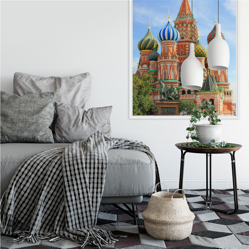Zelfklevende Poster - Kathedraal in Moskou