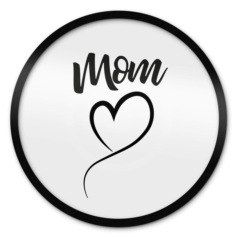 Plakat Mama Serce - Okrągły