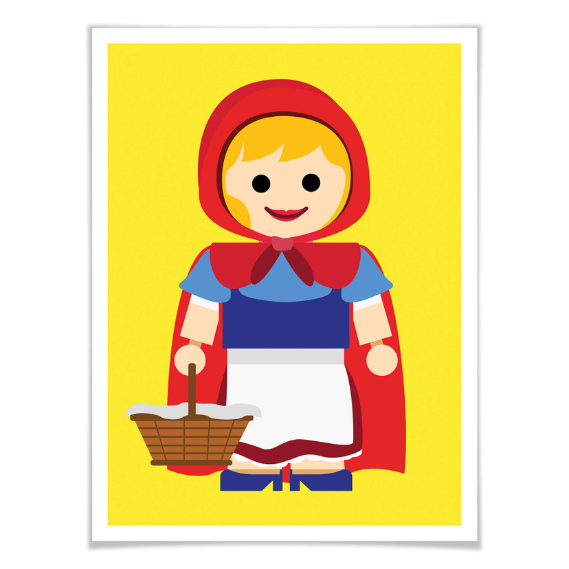 Plakat Gomes - zabawka Czerwony Kapturek