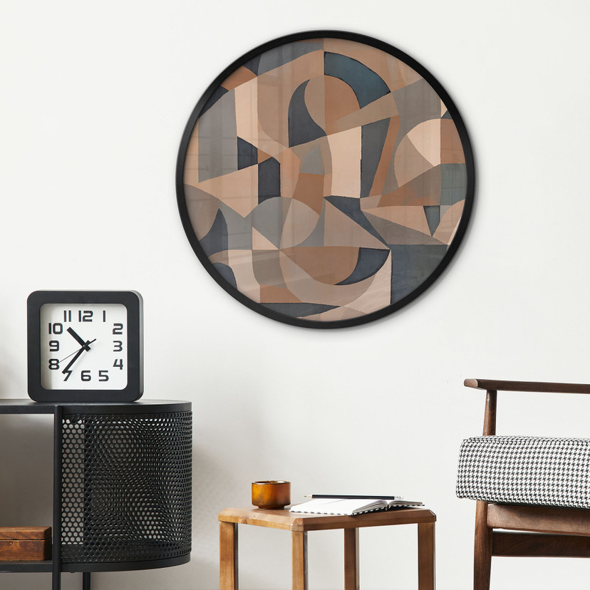 Poster Silent Arch - Geometrische Bogen - Sir Edward x Grigory Gladarev - Rond