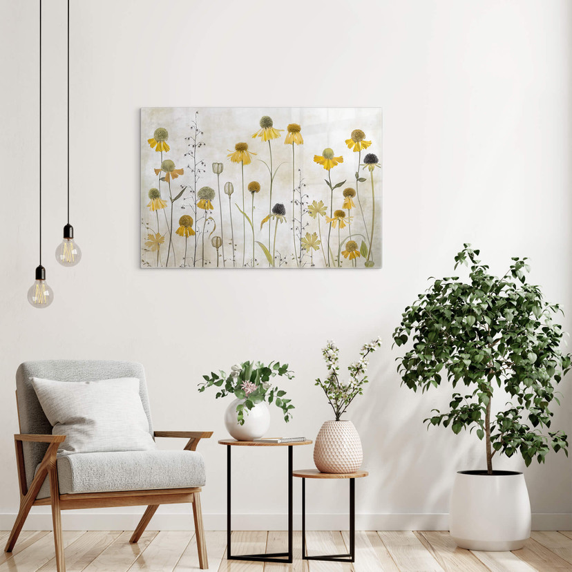 Tableau sur verre Disher - mariée au soleil