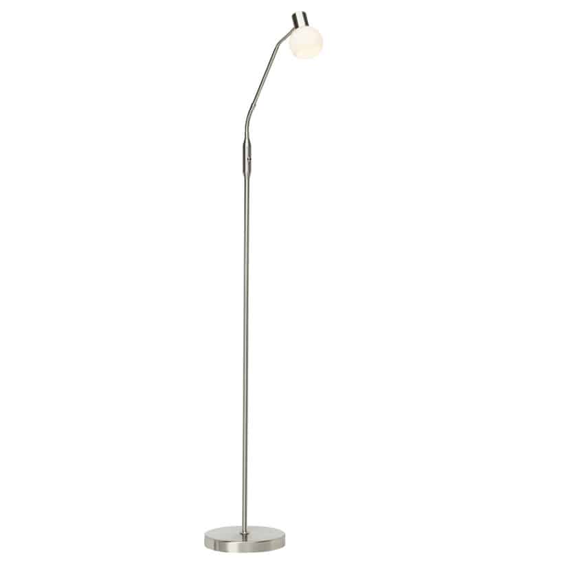 Stehleuchte Malou, metallic, 140 x 22,5 cm, Glas Stehlampe