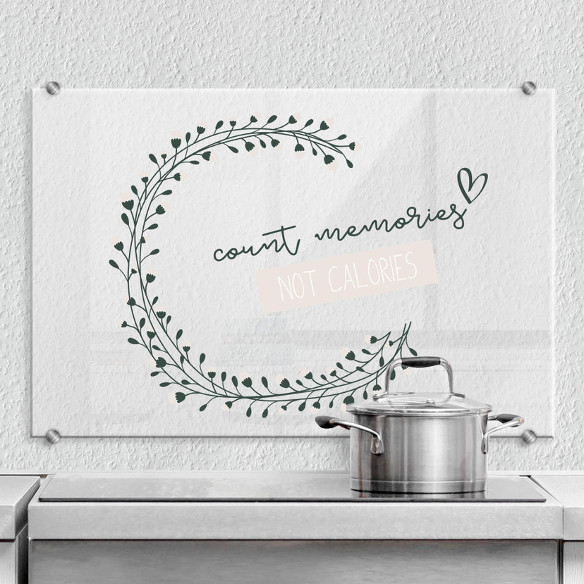 Stænkplade - Count memories not calories