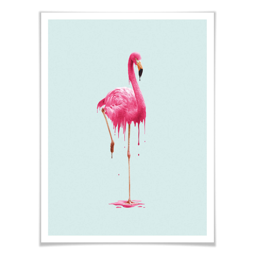 Plakat Loose - Melting Flamingo