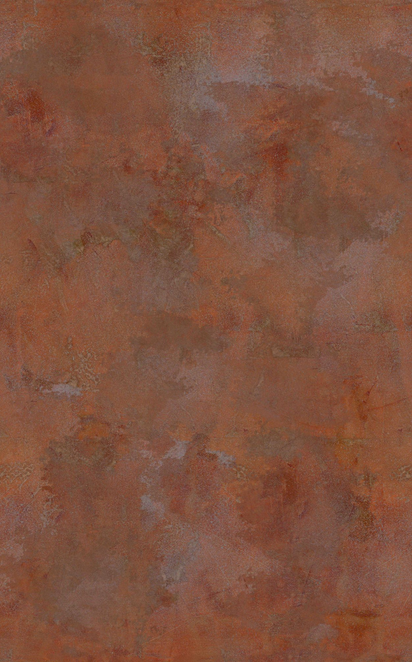 Papier peint photo motif rouille texture murale gris chaud et cuivre 3,4 x 2,12 m