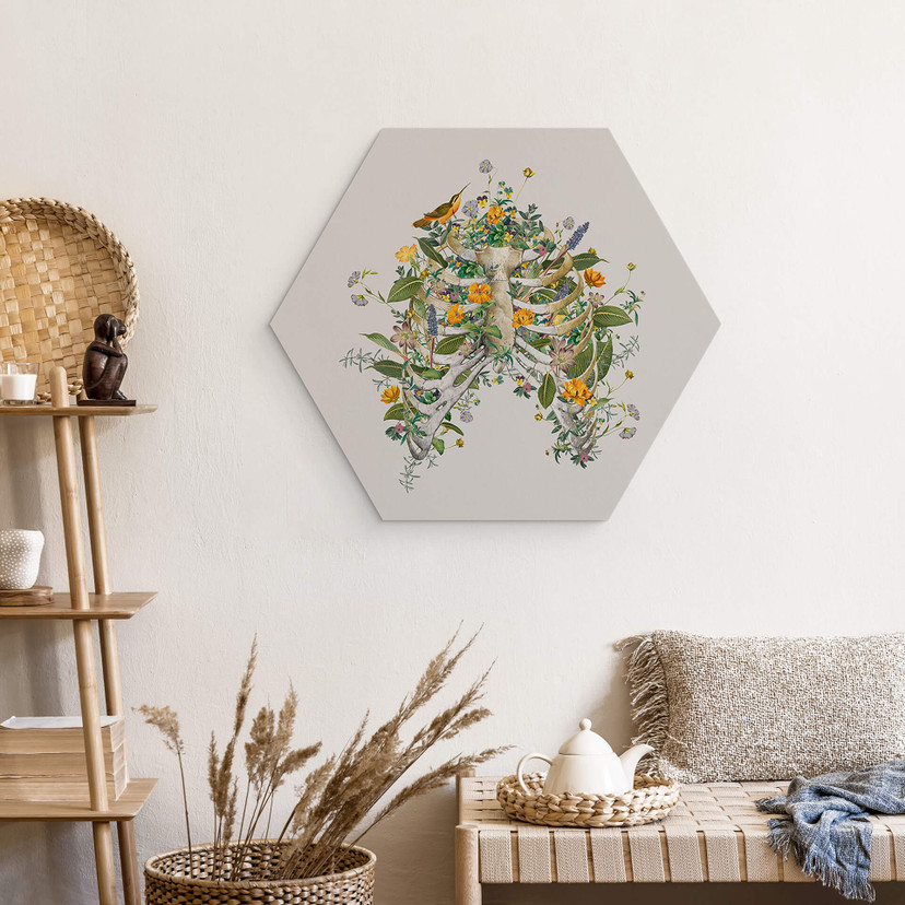 Hexagone - alu-Dibond Frida Floral Studio - Thorax Floral