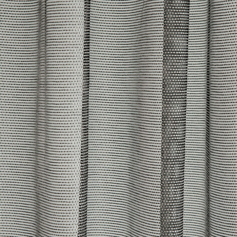 Ösenvorhang silber und anthrazit - Uni Ösenschal - Uni Gardine