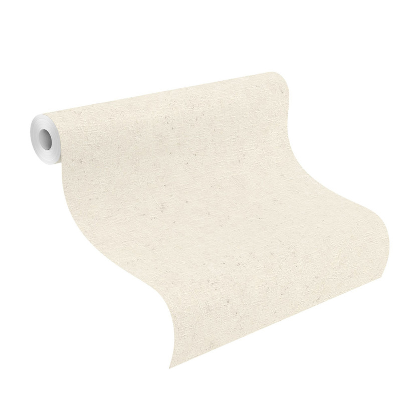 Enkelt tapet, monokromt non-woven tapet Factory V hvid