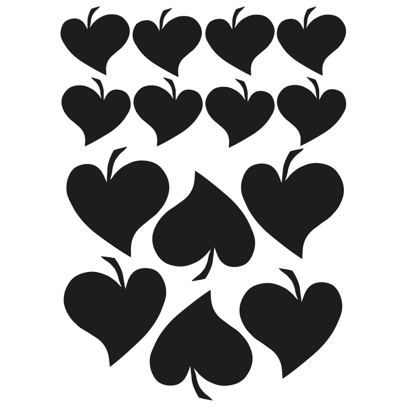 Wallsticker Blade sæt 8