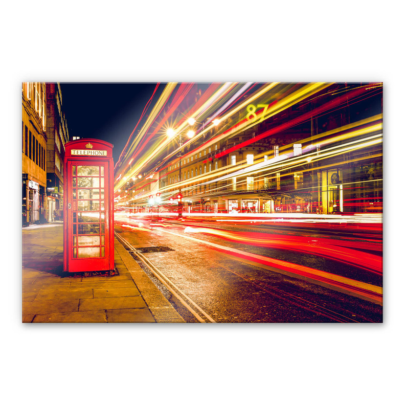Tableau en verre acrylique - London City Lights