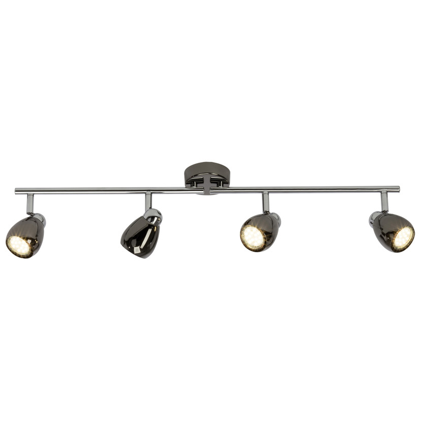 Spotrohr Lino, metallic, 13 x 71 cm, Metall Strahler