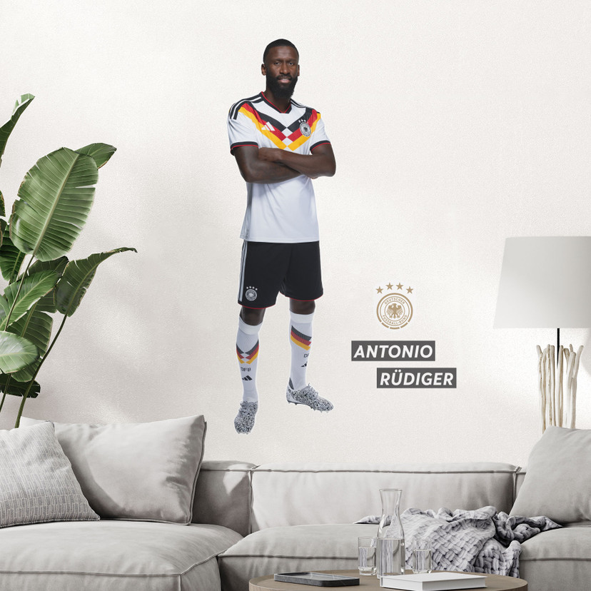DFB Sticker WM 2026, Wandtattoo Antonio Rüdiger