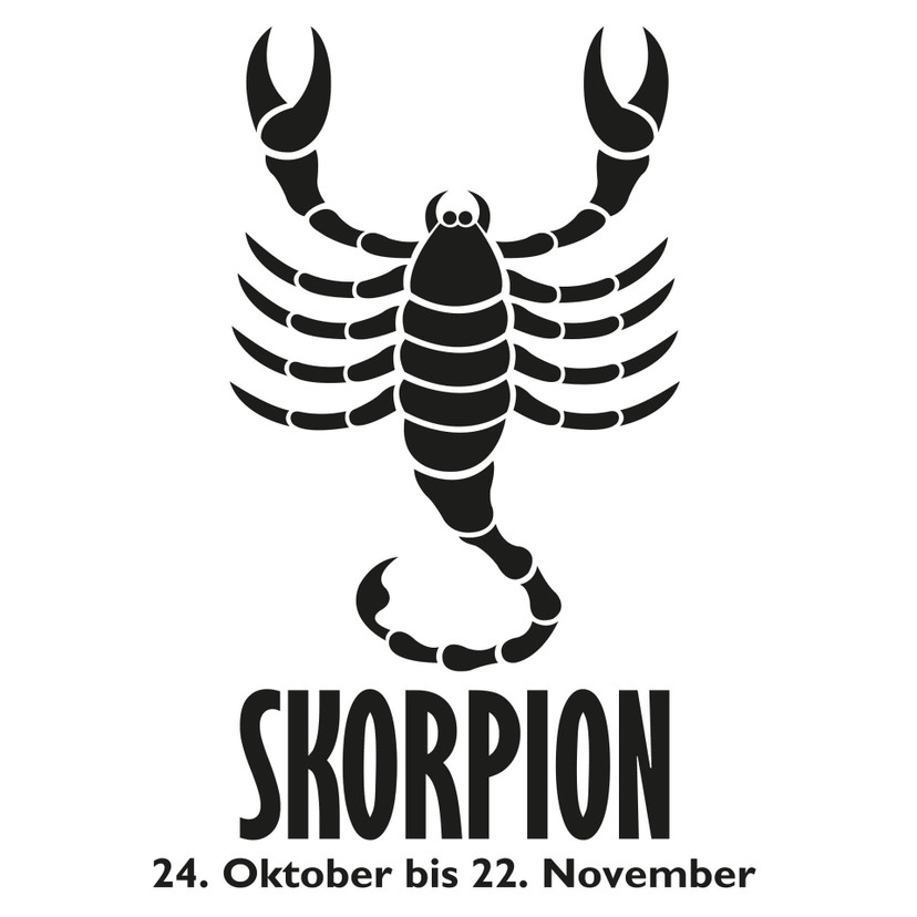 Wandtattoo Sternzeichen - Skorpion