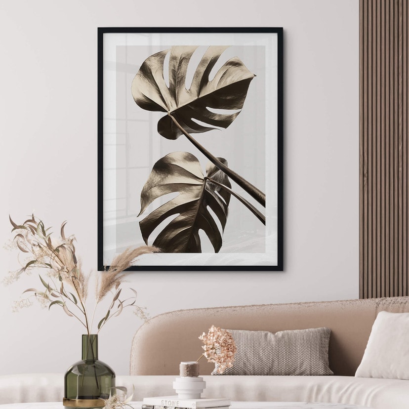 Plakat 1X Studio - Golden Monstera