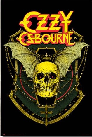Music Poster Ozzy Osbourne - Skull 61x91,5 cm