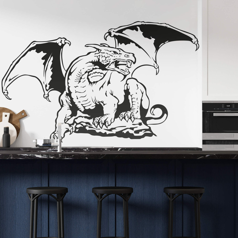 Wallsticker - Eventyr Dragen