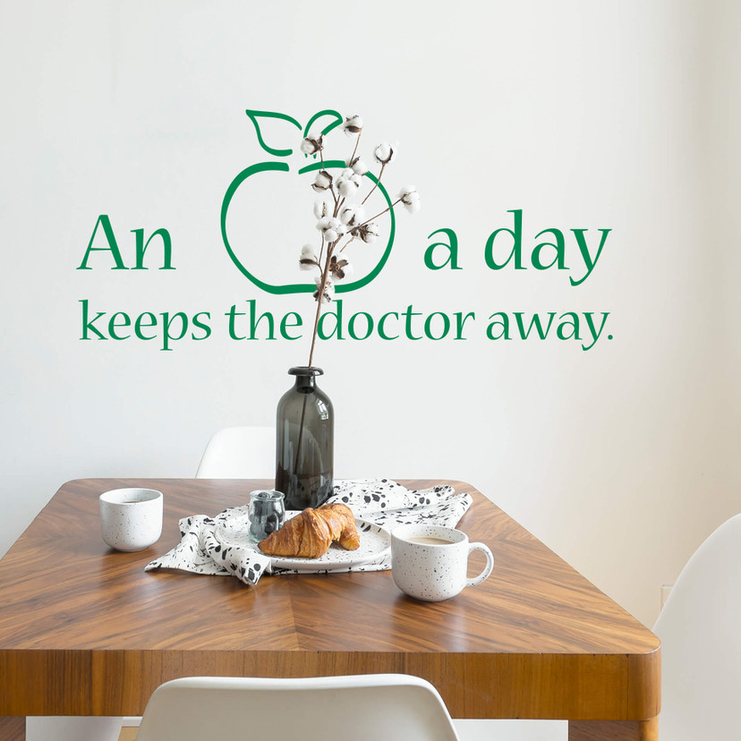 Sticker mural - An Apple a Day